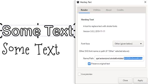 How To Use The Single Line Svg Fonts In Inkscape Cutlings