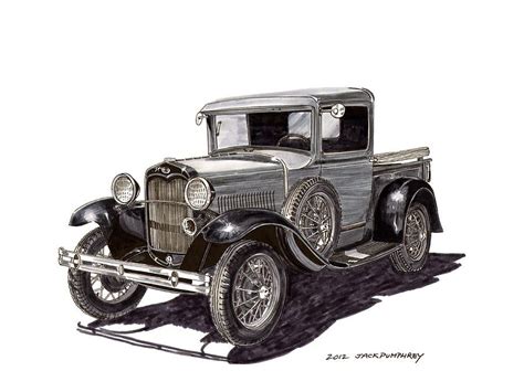 Check spelling or type a new query. 1931 Ford Model A pickup truck art drawung | Truck art, Ford