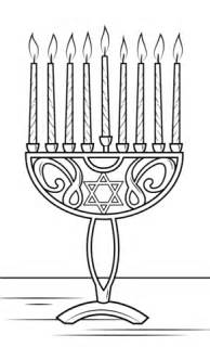 Of course, traditional hanukkah treats like latke can make a difference as well! Hanukkah Menorah coloring page | Free Printable Coloring Pages