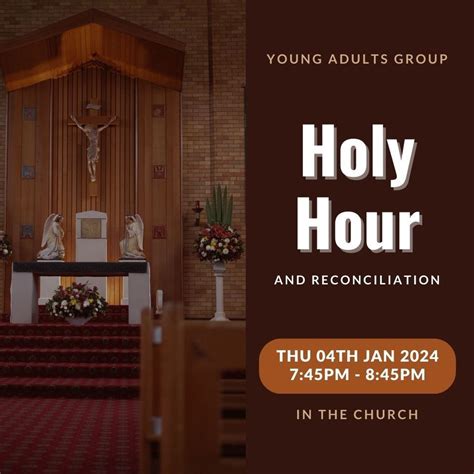 Holy Hour With Reconciliation Sacred Heart Catholic Church Cabramatta