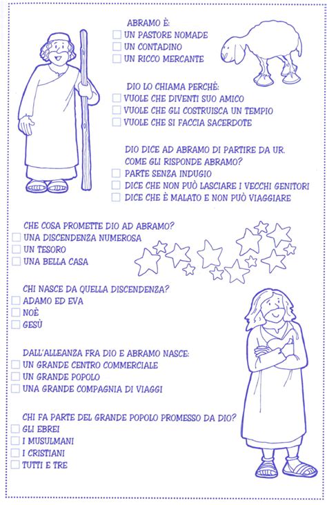 See more ideas about catholic kids, religious education, teaching religion. Abramo. Scheda di catechismo.