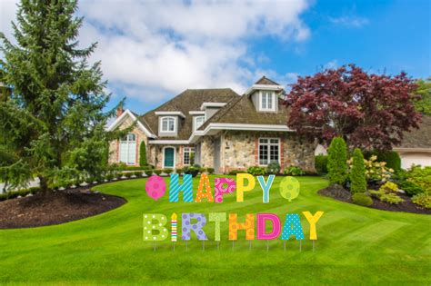Browse our large selection and find the perfect one for your yard. HAPPY BIRTHDAY YARD SIGN - Walmart.com