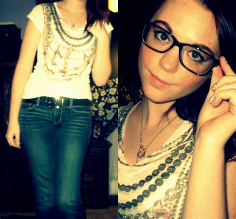 krystle scales tru trussardi nerdy glasses american eagle jeans somewhere in ny necklace