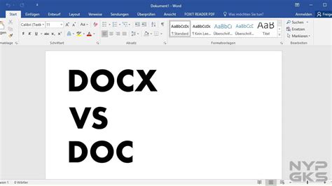 Docx And Doc Whats The Difference Noypigeeks