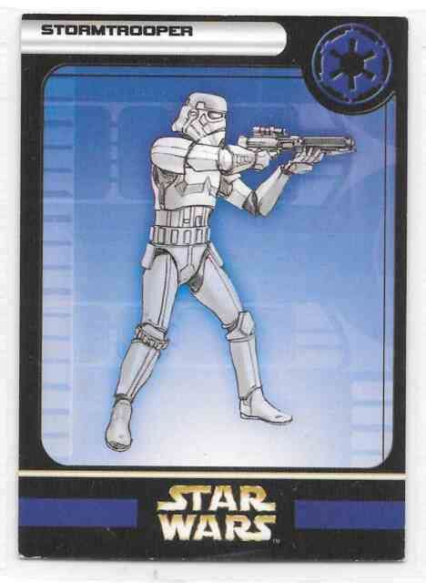 2004 Star Wars Miniatures Stormtrooper A Stat Card Only Swm Mini Ebay