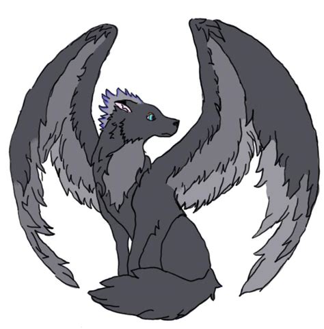 Winged Wolf By Tigerklaw On Deviantart