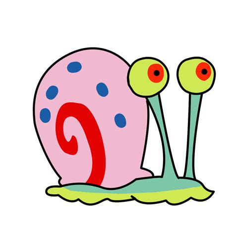 How To Draw Gary The Snail From Spongebob Squarepants 6 Steps