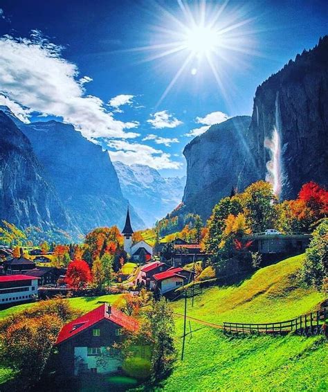 Beautiful Village Switzerland Switzerland Villages Hd Phone Wallpaper