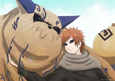 Gaara And Shukaku By Vialesana On Deviantart Naruto Gaara Naruto