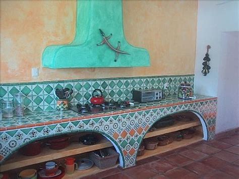 Arch Front Storage In Colonial Mexican Kitchens Mexican Kitchens