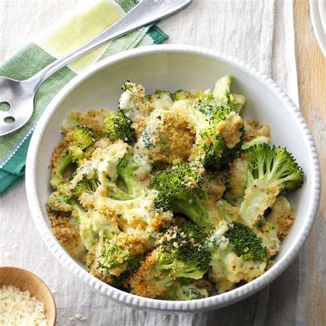 Baked Parmesan Broccoli Recipe How To Make It Taste Of Home