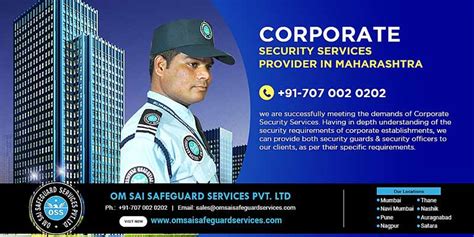 Corporate Security Services In Thane Om Sai Safeguard Services