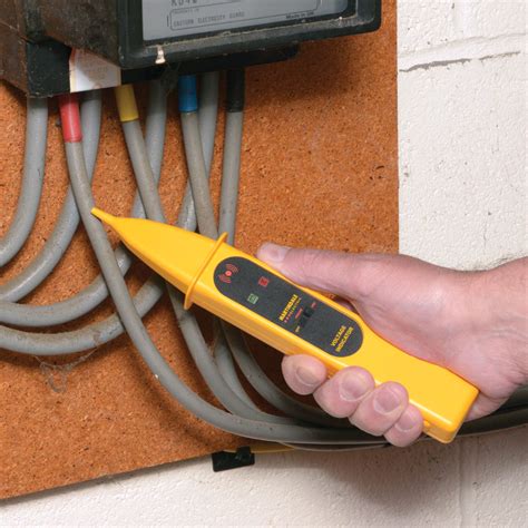 A non contact ac voltage detector is the combination of electronic components that use to detect ac live wire without touching any wire. Martindale TEK101 Non Contact Voltage Detector ...