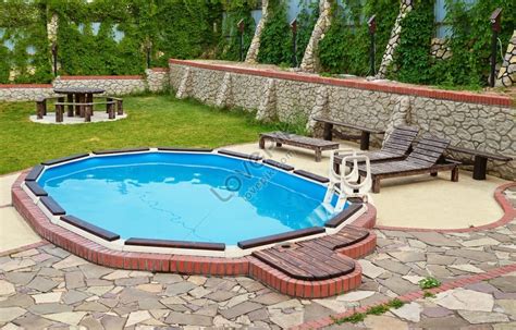Photo Of A Small Private Backyard Pool Picture And Hd Photos Free Download On Lovepik