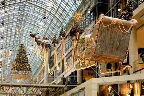 Photo of Christmas Decoration in a Shopping Mall  Stock Image MXI20381