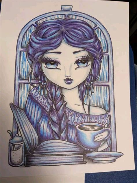 adult coloring books coloring pages colouring hannah lynn fierce whimsy fancy girls