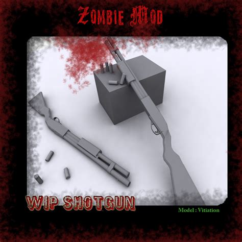 Wip Shotgun Update Render Image Zombie Mod For Battlefield 2 Moddb