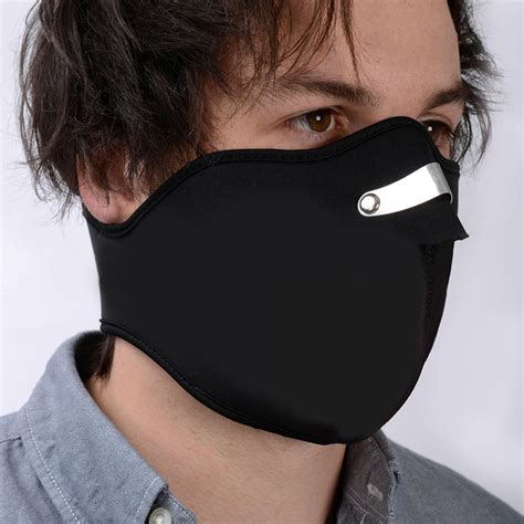 Oxford Black Mask Universal Neoprene Face Mask Anti Fog Thermal Mask Ebay