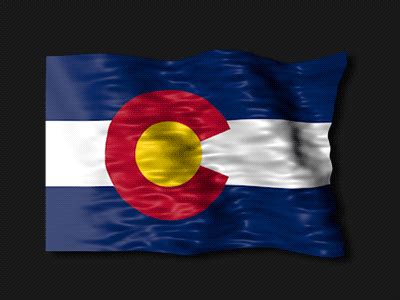 Seamless loop animation stock footage at 30fps. Flag of Colorado by dorusoftware on Dribbble