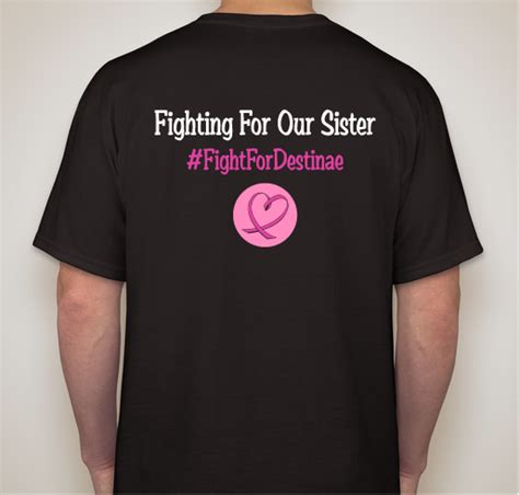 Help Our Sister Beat Breast Cancer Custom Ink Fundraising