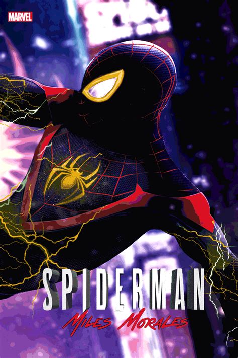 Spiderman Miles Morales Marvel Fan Art Poster  On Behance