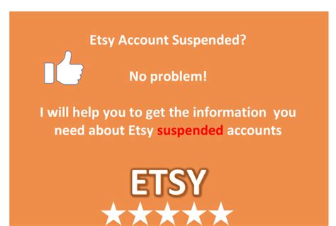Help With Your Suspended Etsy Account By Crazyamerican Fiverr