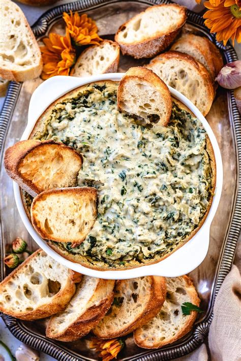 Minute Vegan Spinach Artichoke Dip Two Spoons