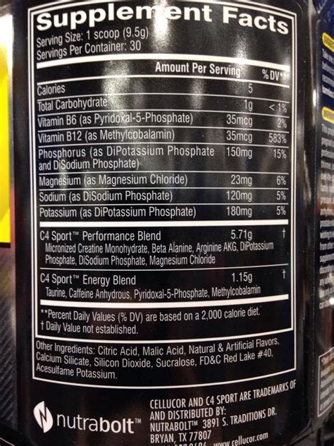 C4 ripped explosive energy is the only pre workout with a unique weight loss blend. Cellucor C4 SPORT: Low-Cost Pre Workout at Major Retailers
