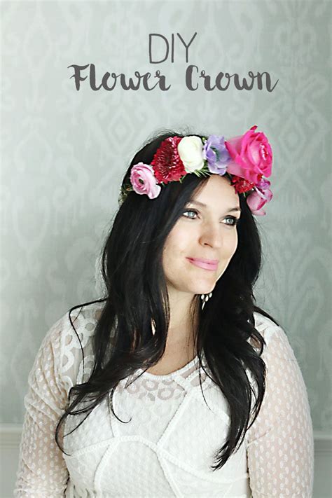 Diy How To Make Flower Crown One Size Fits All Darling Darleen A