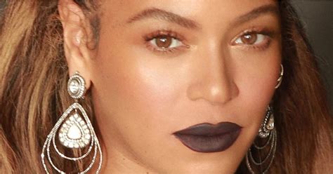 Beyonce Dark Purple Lipstick March 2018 Popsugar Beauty Uk