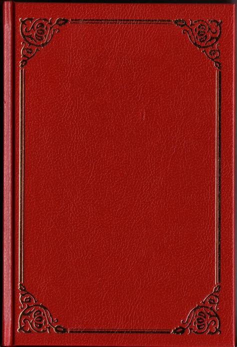 Classic Red Book Cover By Semireal Stock On Deviantart Book Cover