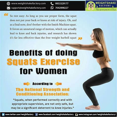 Benefits Of Doing Squats Exercise For Women P