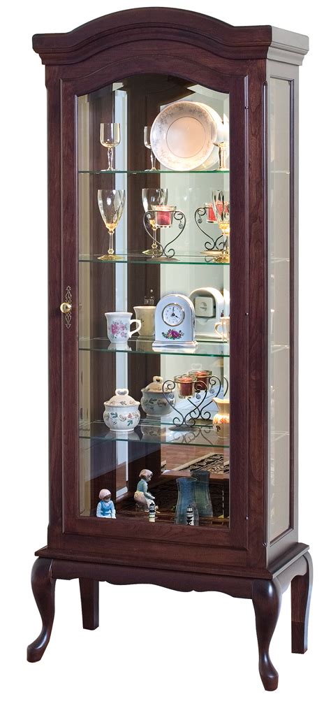 Queen anne style curio cabinet. Queen Anne Curio - Amish Furniture Connections - Amish ...