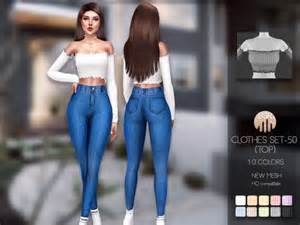 The Sims Resource Clothes Set 50 Top Bd192 By Busra Tr Sims 4