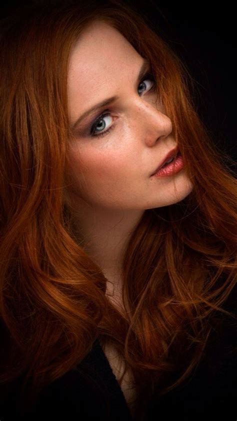 Redhead Beautiful Eyes Lovely Stunning Redhead Natural Redhead