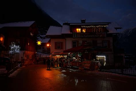 Medieval Hallstatt At Night Photograph By Two Small Potatoes Fine Art