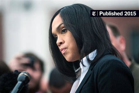 Marilyn Mosby Prosecutor In Freddie Gray Case Takes A Stand And Calms