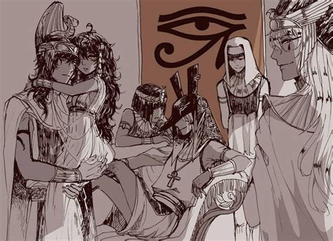 Egyptian Gods Египетская мифология Фан арт Рисунки