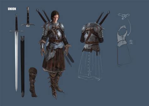 Female Armor Dump Art Post Character Art Medieval Fantasy
