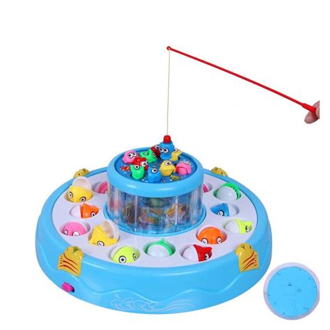 Fishing Toys Set Children Electric Rotating Educational Ts Magnetic