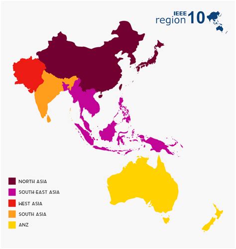 Asia Pacific Map Clip Art