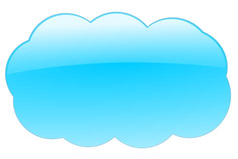 Cloud Clip Art Blue Color Wikiclipart
