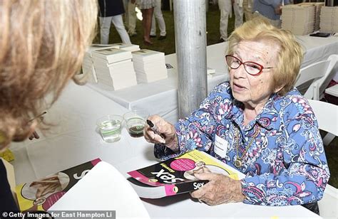 Dr Ruth Still Wants To Spice Up Your Sex Life Aged 91 Daily Mail Online