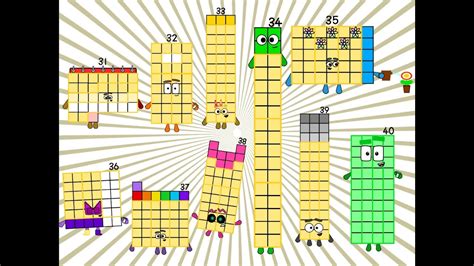 Numberblocks Band 31 40 But With My Sprites And Sounds Youtube