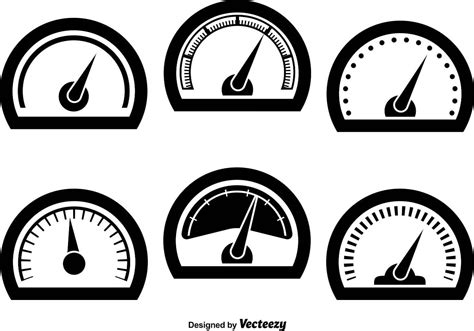 Tachometer Icons 102941 Vector Art At Vecteezy