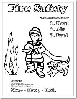 Download and print one of our fire prevention week coloring page to keep little hands occupied at home; Kindergarten Fire Safety Theme Week - Confessions of a ...