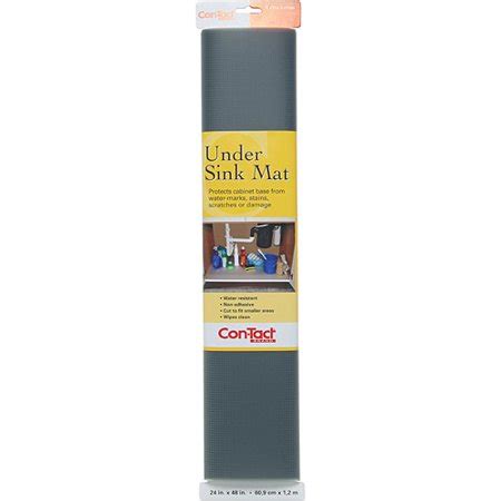 Xtreme mats under sink cabinet mat fits very snuggly. Con-Tact Liner Under Sink Mat, 24" x 4' Roll, Graphite ...