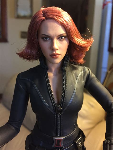 hot toys black widow white suit role microblog image library