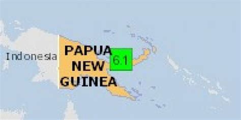 Terremoto Papua Nuova Guinea Scossa Di Magnitudo 61 A Kimbe Tutti I