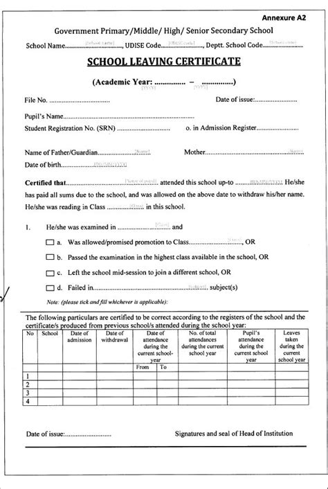 Maybe you would like to learn more about one of these? School Leaving Certificate Template (1) - TEMPLATES ...